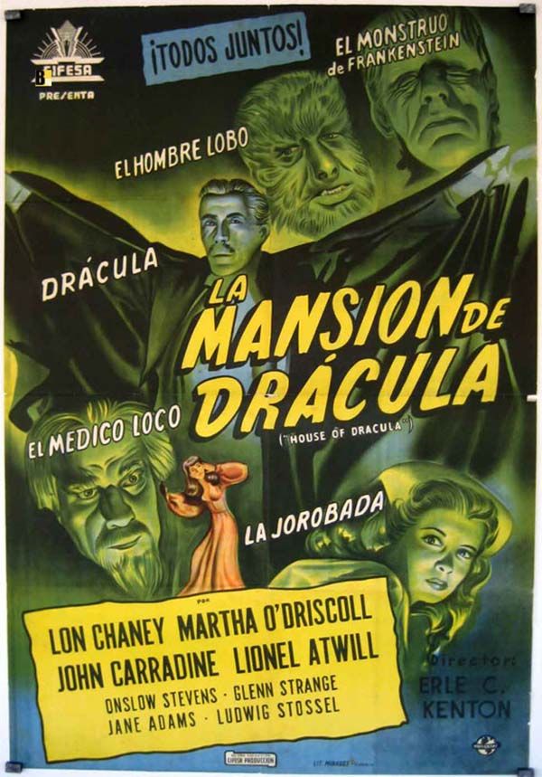 La mansión de Drácula - Película 1945