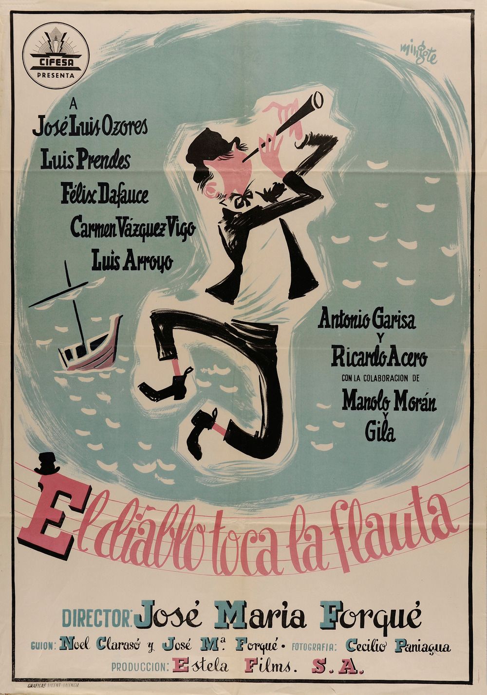 El diablo toca la flauta - Película 1953