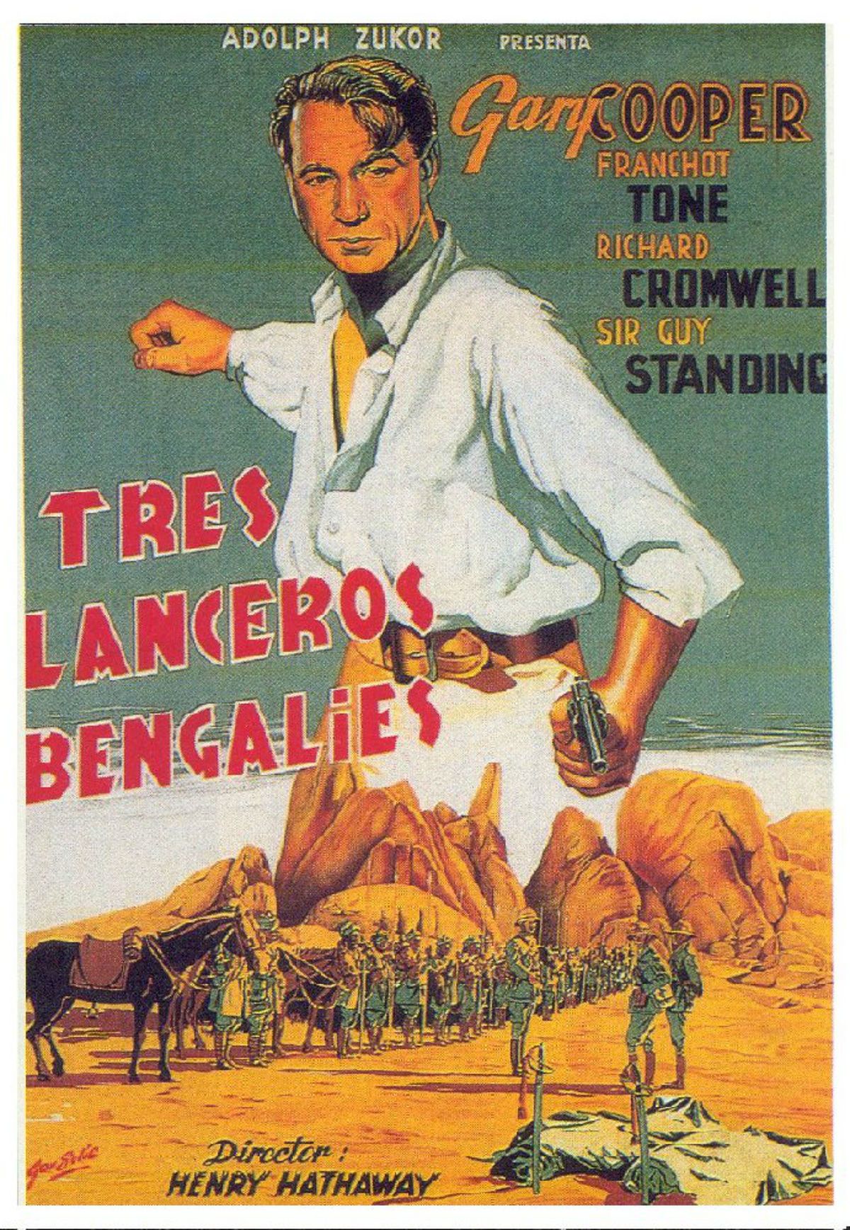 Tres lanceros bengalíes - Película 1935
