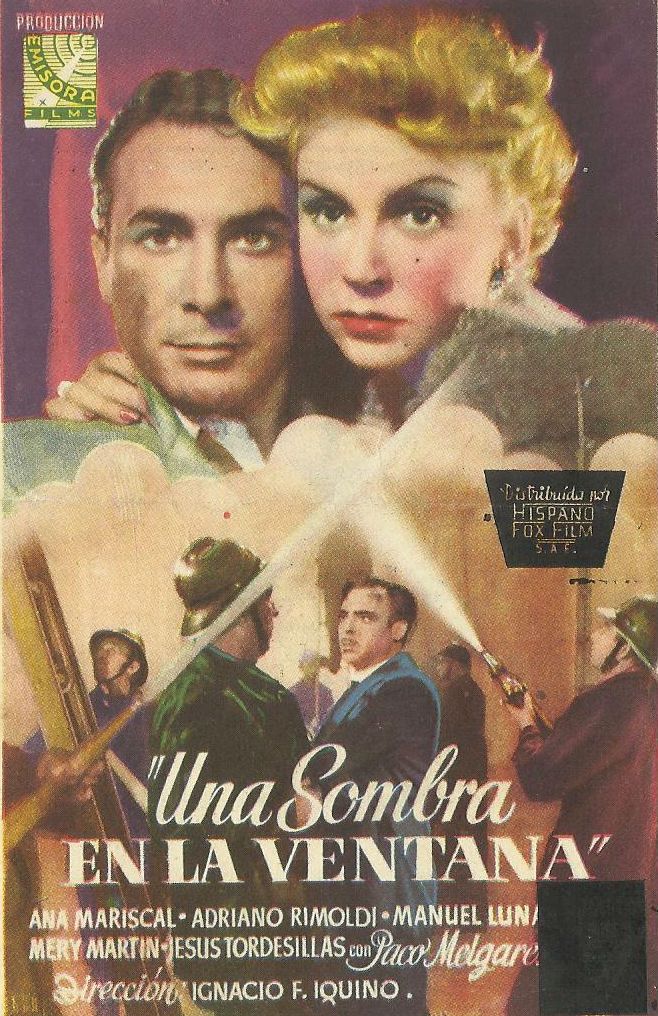 Una sombra en la ventana - Película 1945