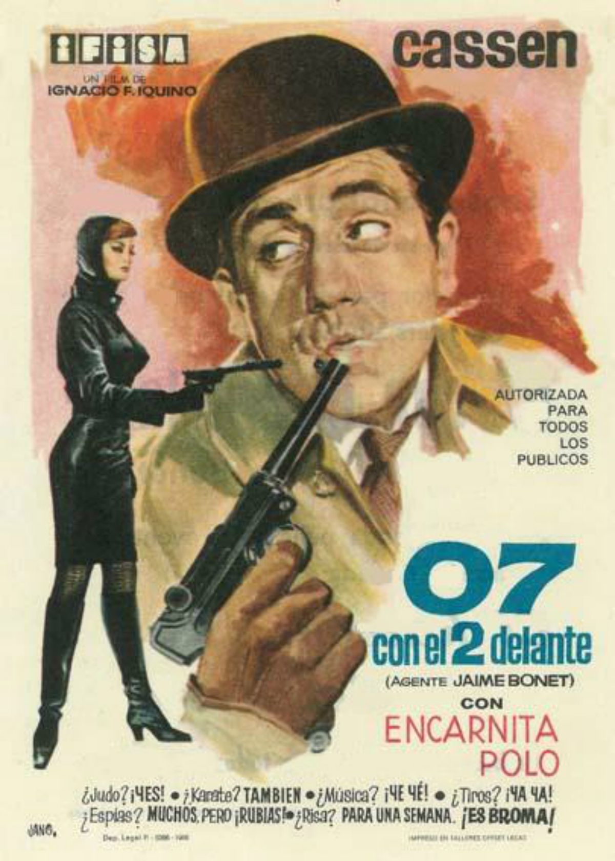 07 con el 2 por delante (Agente: Jaime Bonet) - Película 1965