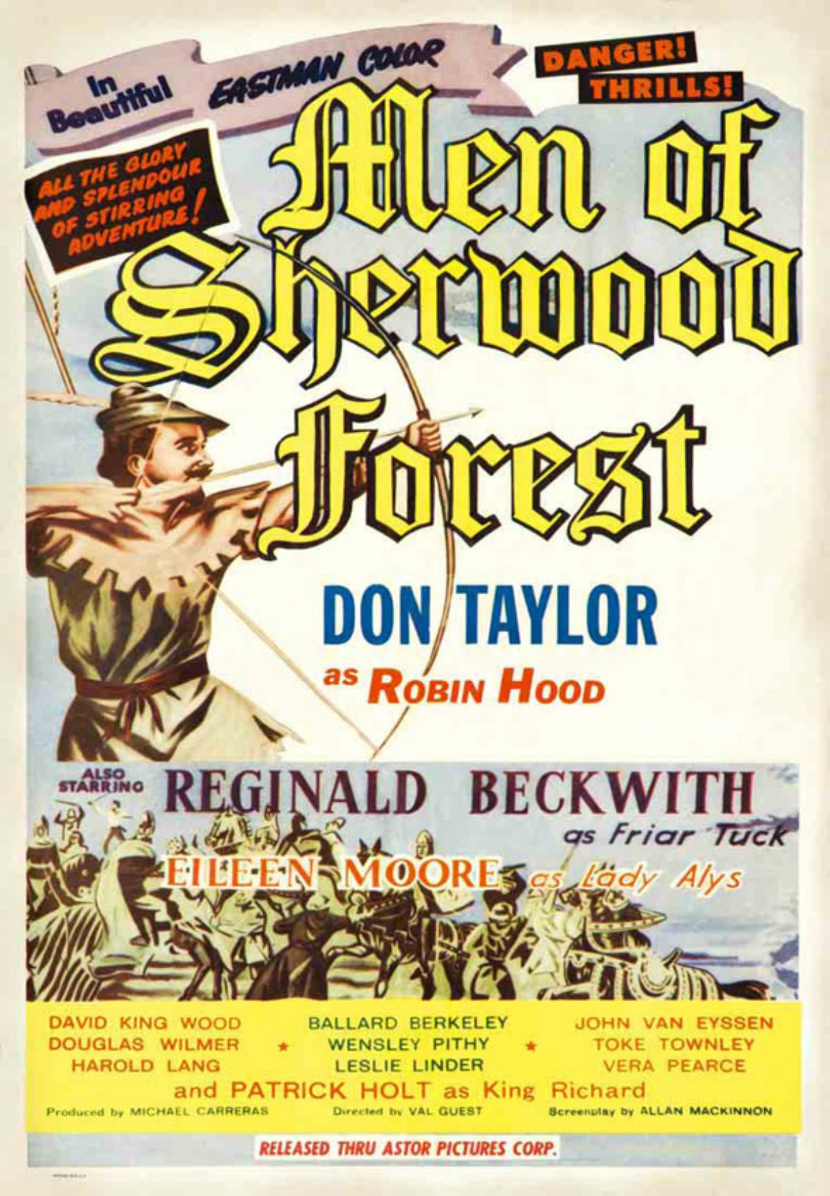 Los hombres del bosque de Sherwood - Película 1954