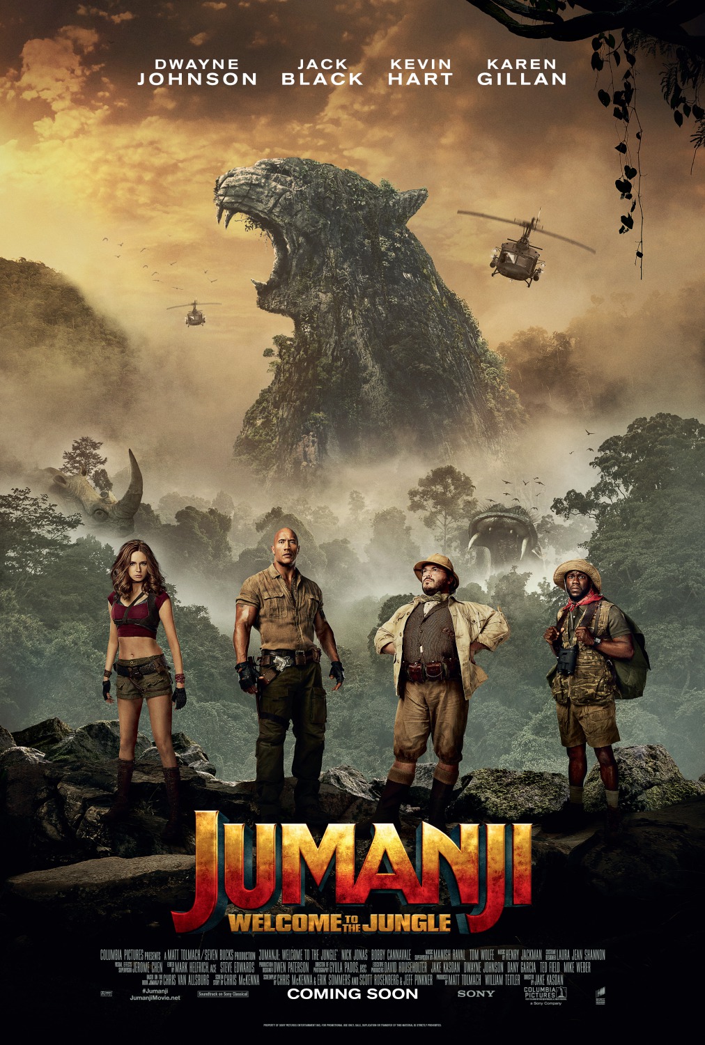 Cartel De La Película Jumanji Bienvenidos A La Jungla Foto 18 Por Un Total De 46 