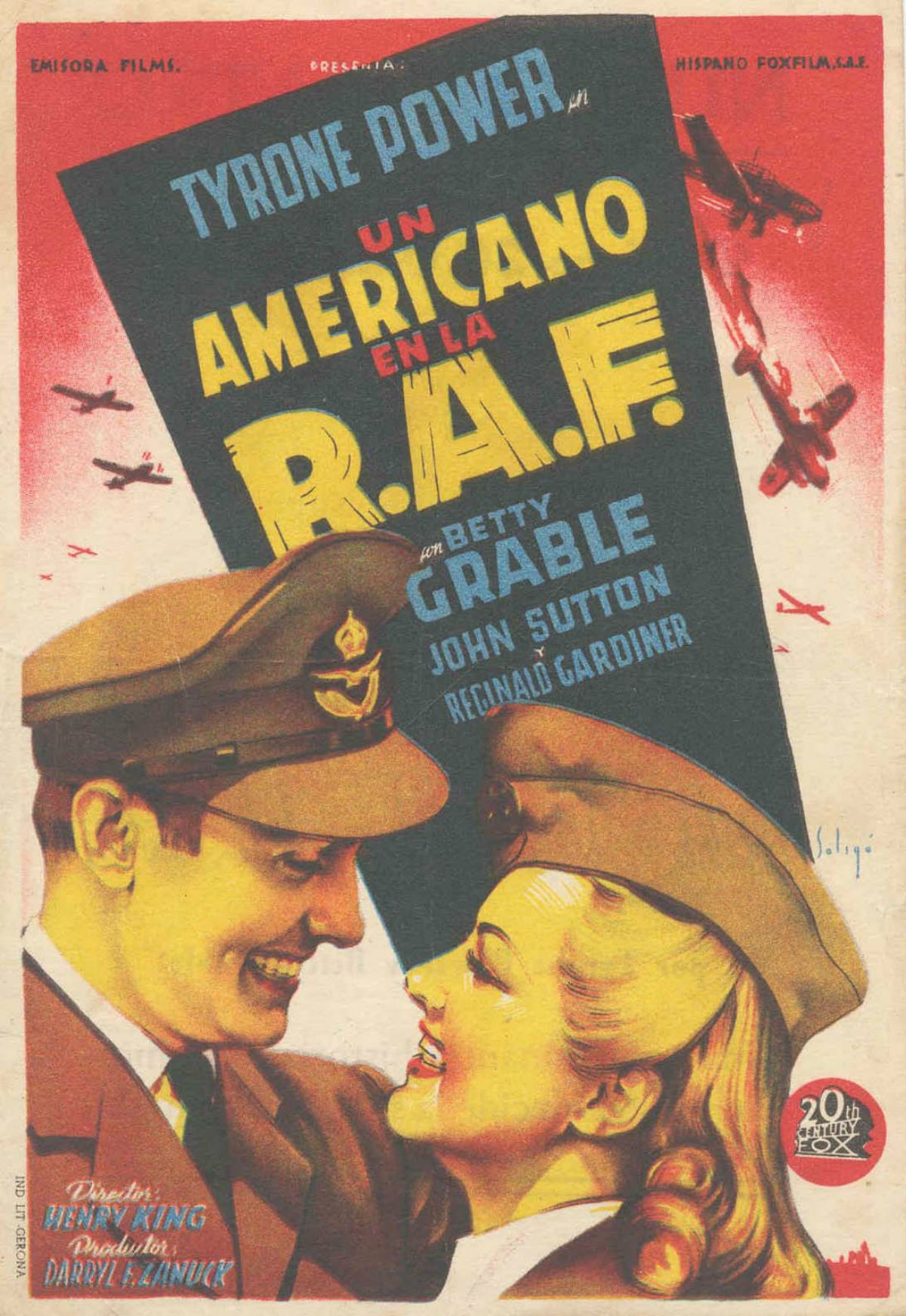 Un americano en la R.A.F. - Película 1941