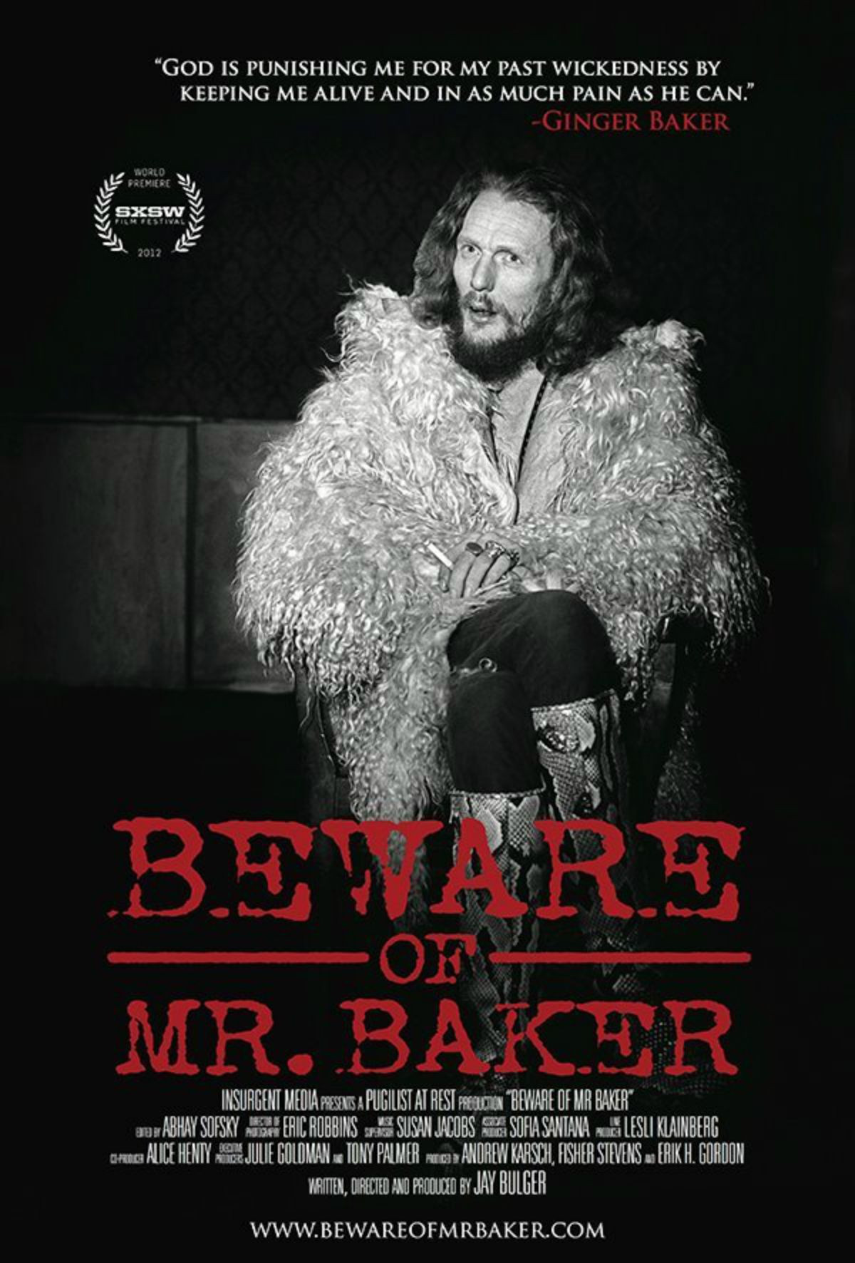 Cuidado con Mr. Baker - Documental 2012