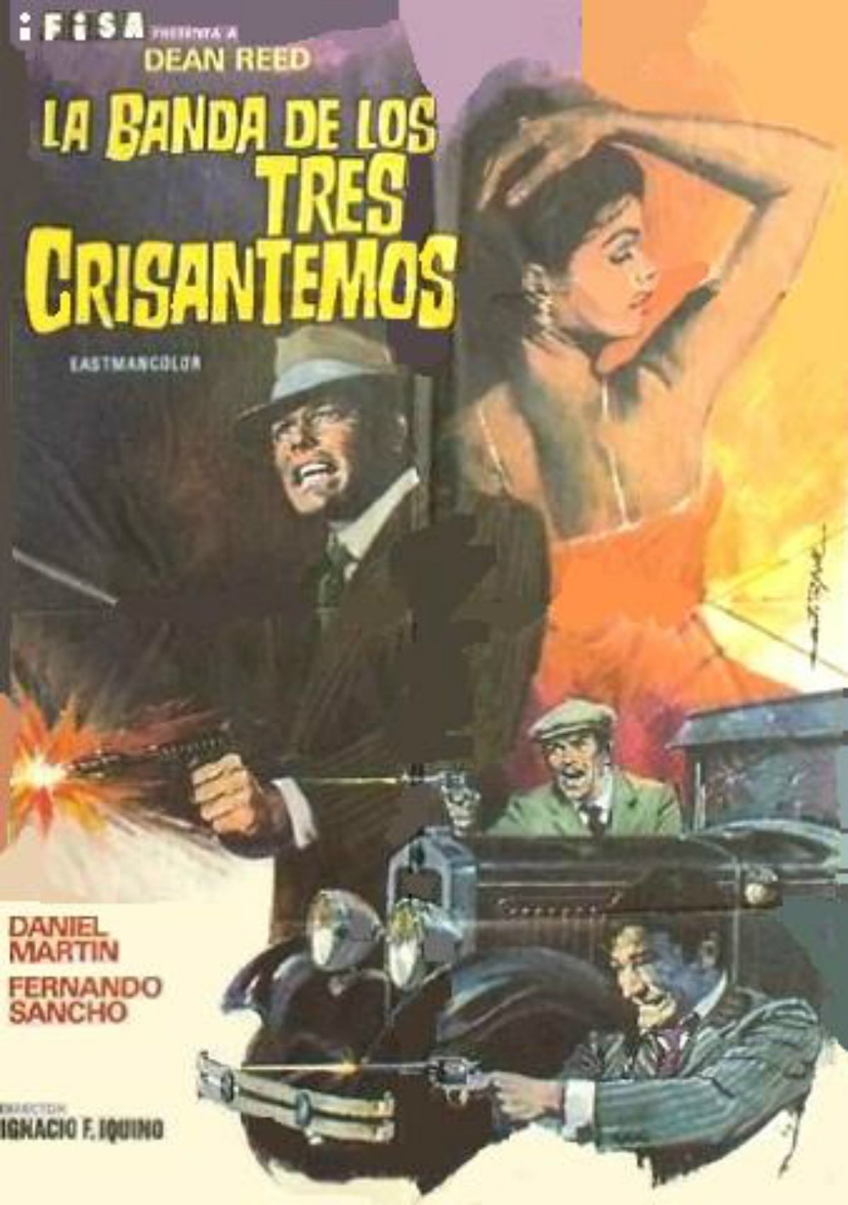 La banda de los tres crisantemos - Película 1969