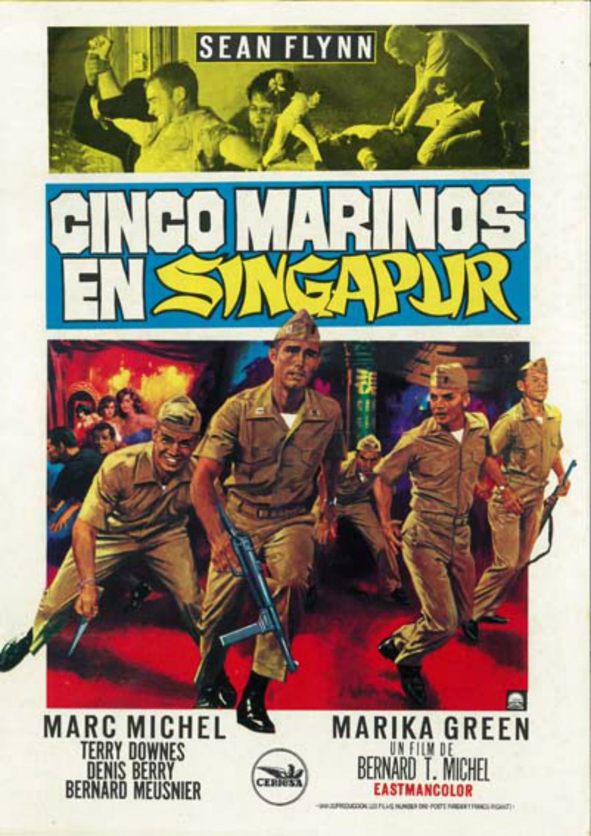 Cinco marinos en Singapur - Película 1967