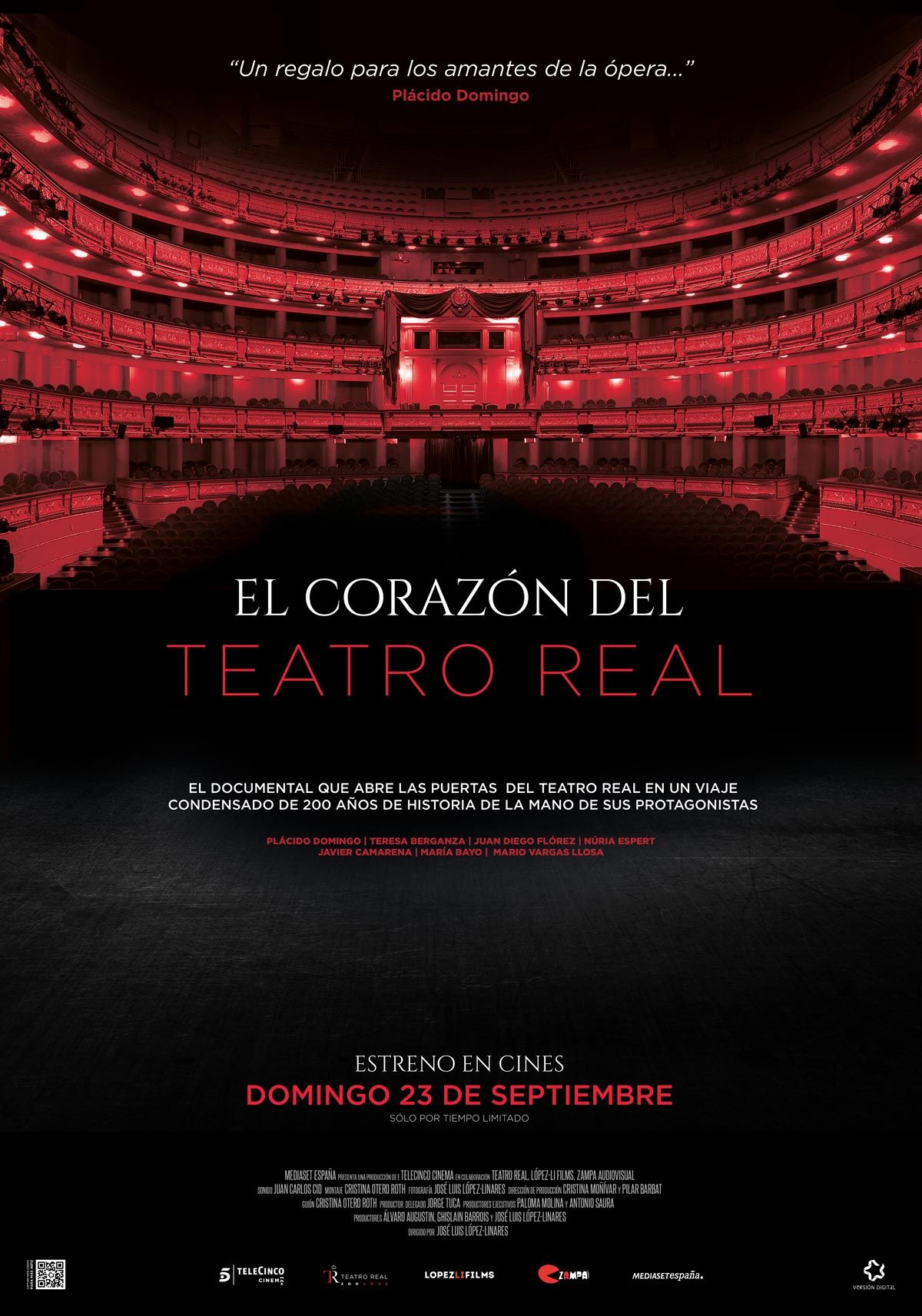 El corazón del teatro real - Documental 2018