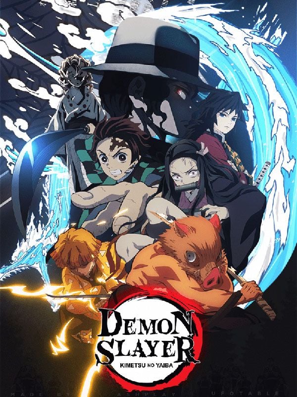 Cartel Demon Slayer: Kimetsu no Yaiba - Temporada 1 - Poster 5 sobre un