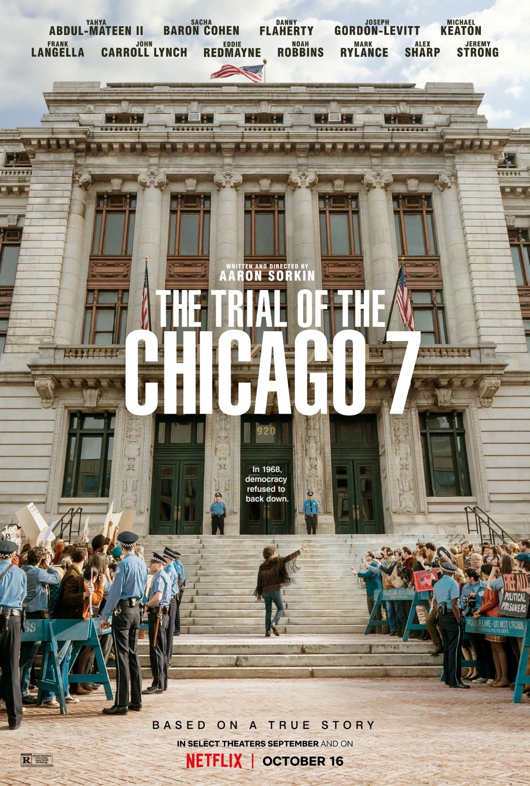El juicio de los 7 de Chicago Película 2020