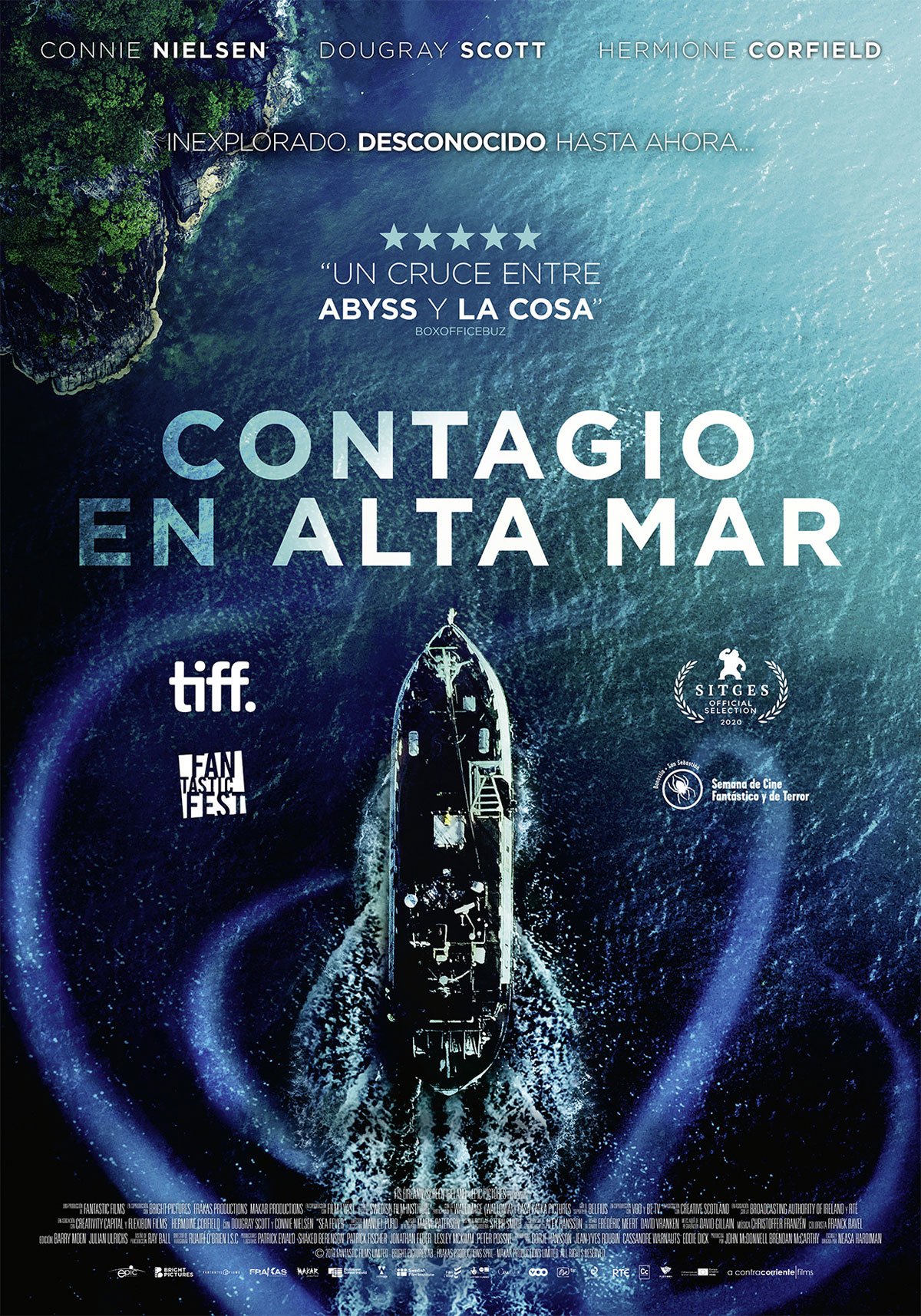 Contagio en alta mar Película 2019