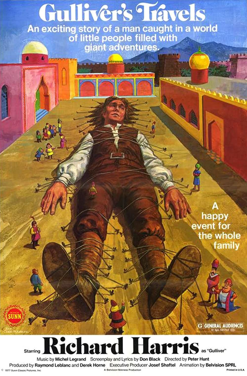 Los viajes de Gulliver - Película 1977