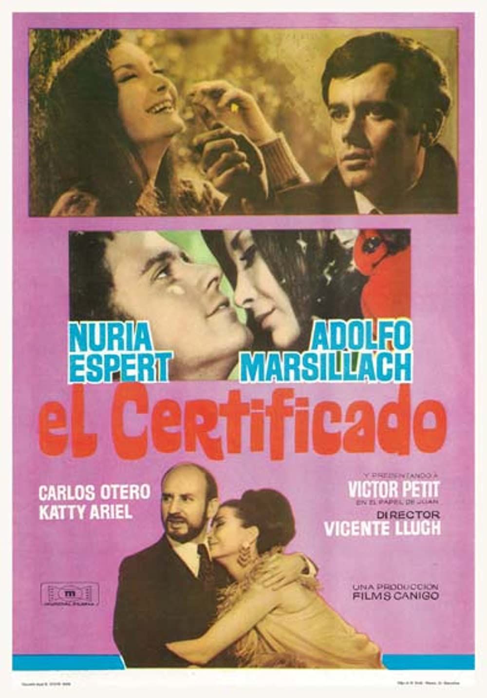El certificado - Película 1969