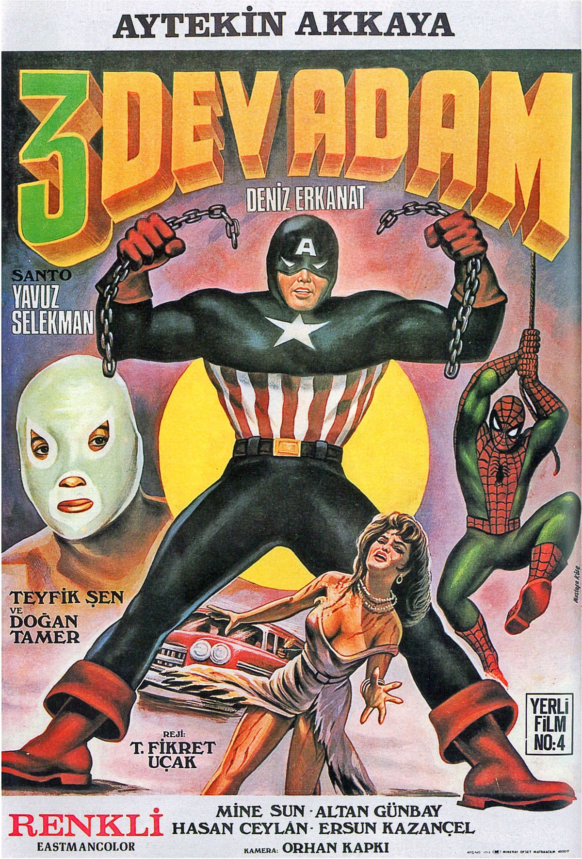 3 Dev Adam - Película 1973