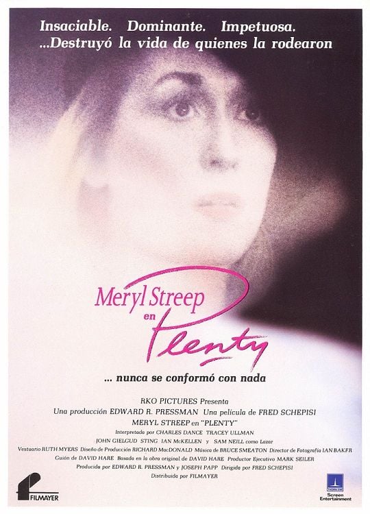 Plenty - Película 1985