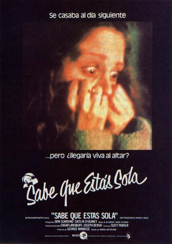 Sabe que estás sola - Película 1980