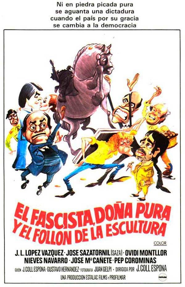 El fascista, doña Pura y el follón de la escultura - Película 1982