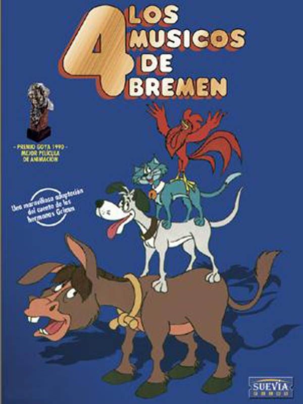 Los cuatro músicos de Bremen - Película 1989