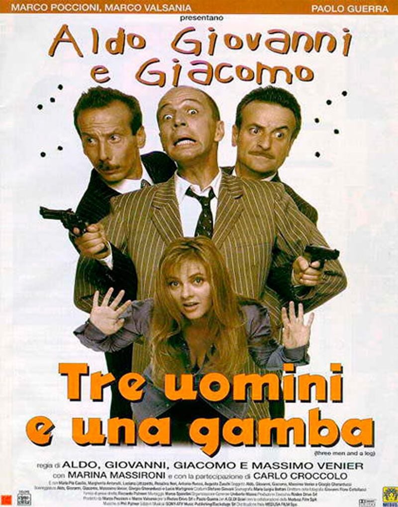 Tres hombres y una pierna - Película 1997
