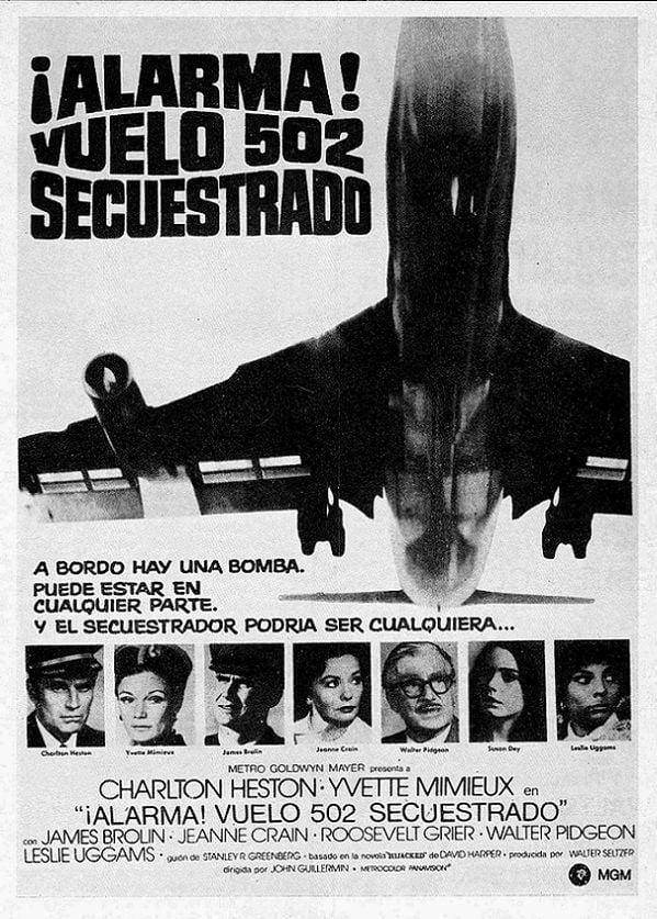 Alarma: vuelo 502 secuestrado - Película 1972