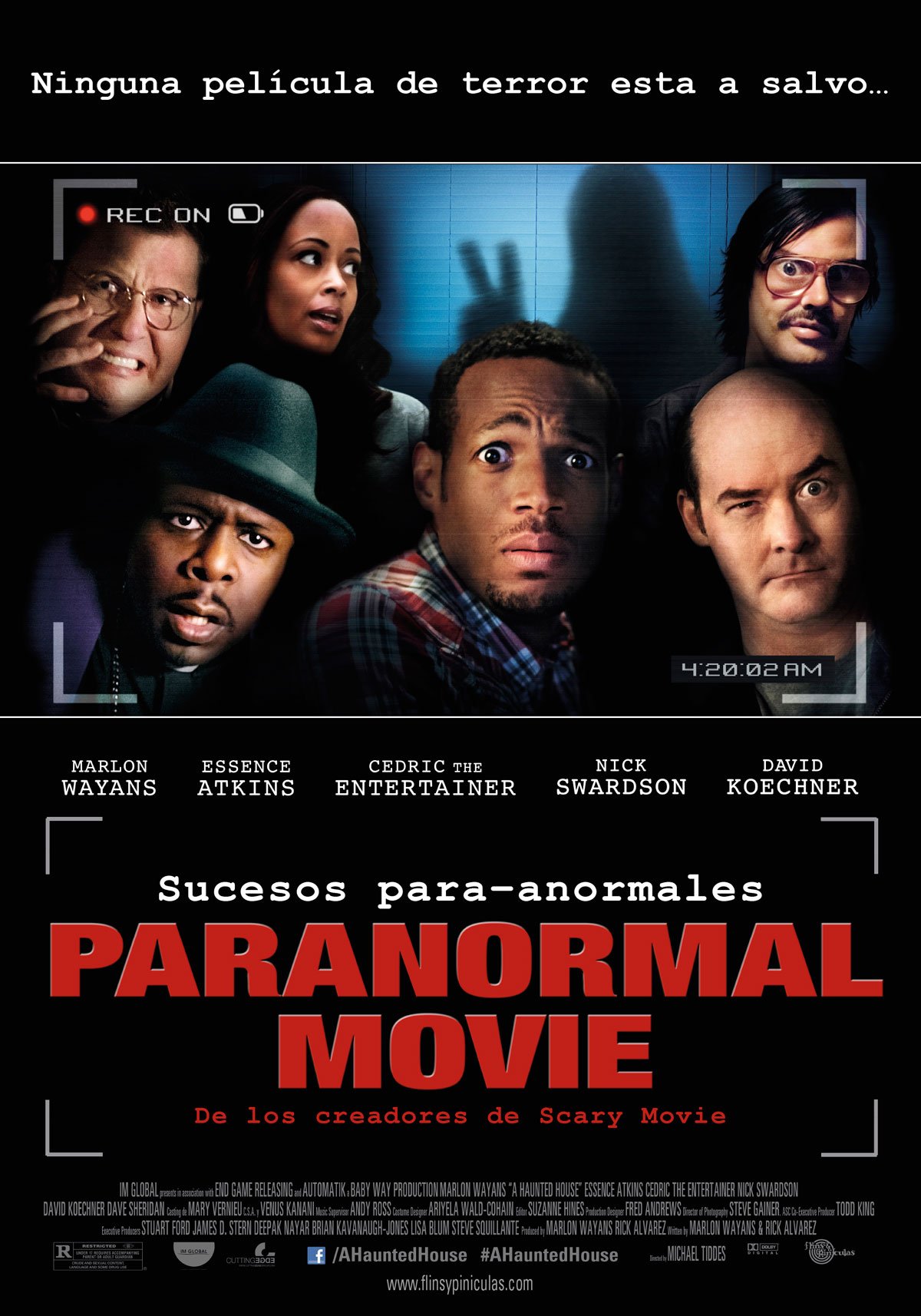 Reparto de la película Paranormal Movie : directores, actores e