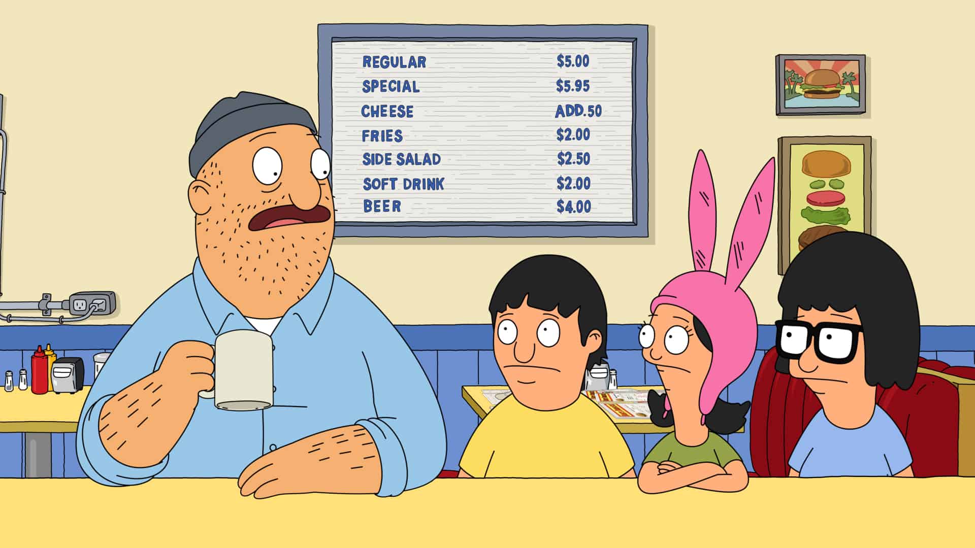 Bob's burgers drinking game