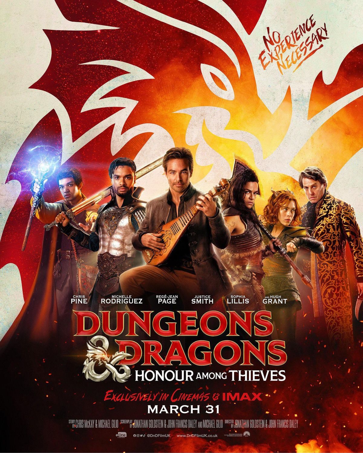 Cartel de la película Dungeons & Dragons Honor entre ladrones Foto