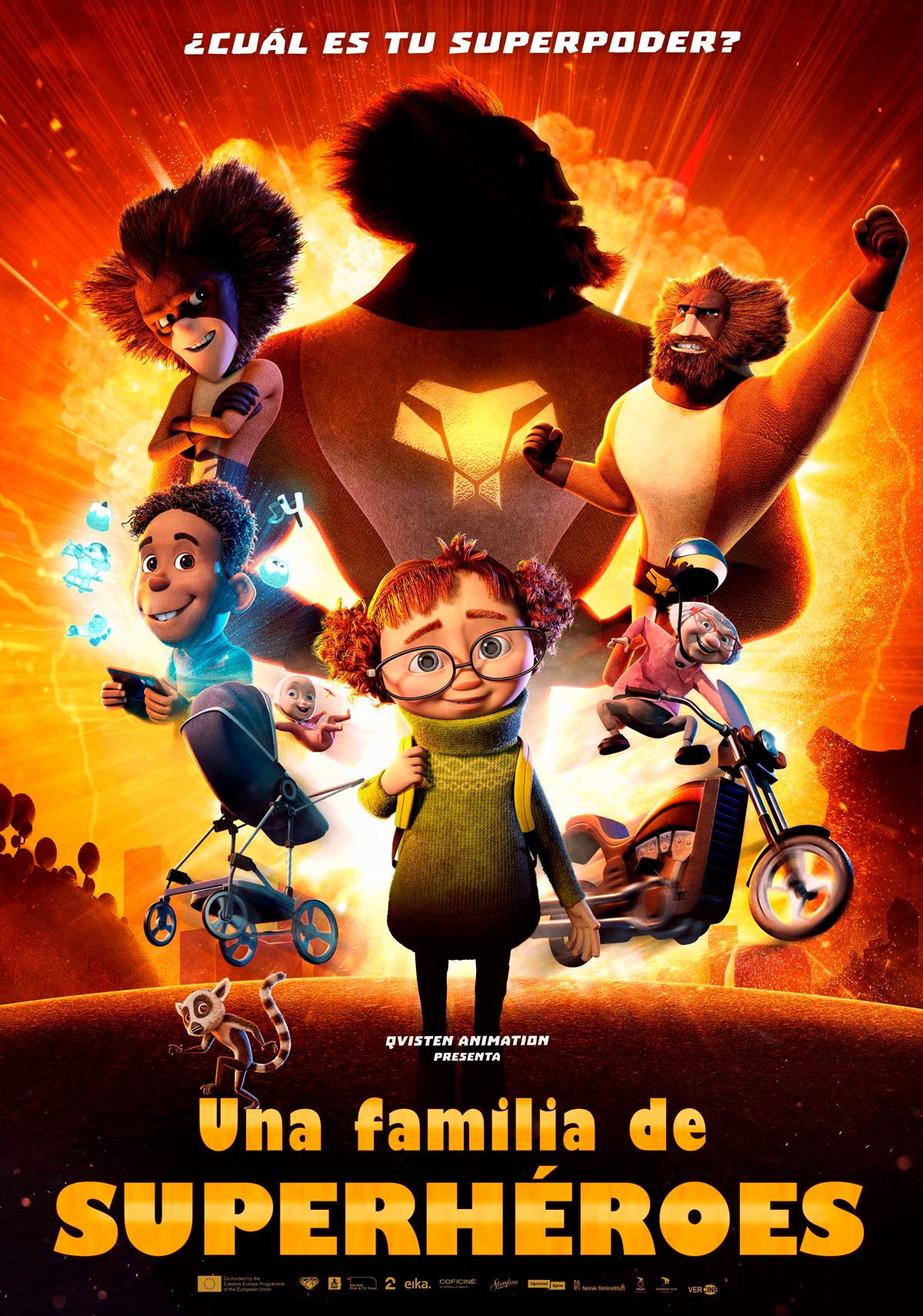 Una familia de superhéroes - Película 2022