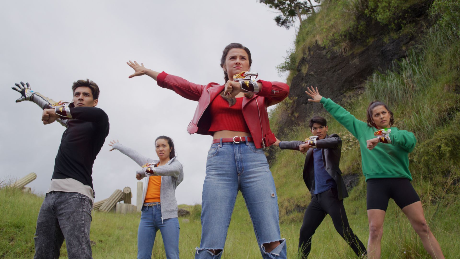 Power Rangers : Foto Tessa Rao, Jacqueline Joe, Kainalu Moya, Chance 