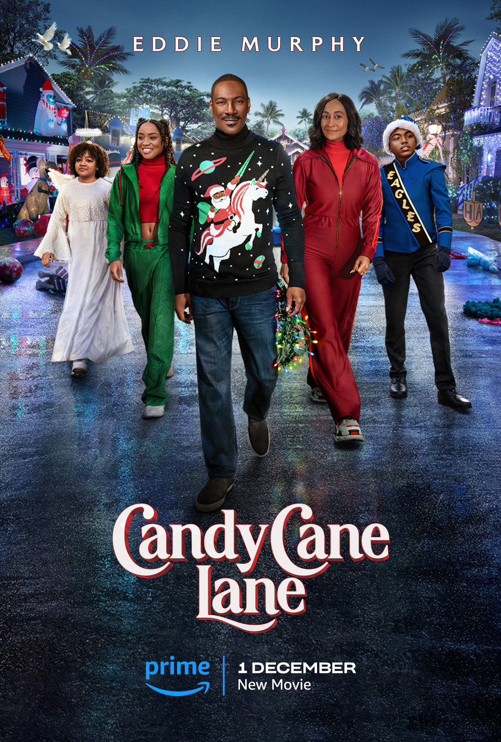 Cartel de la película Navidad en Candy Cane Lane Foto 1 por un total