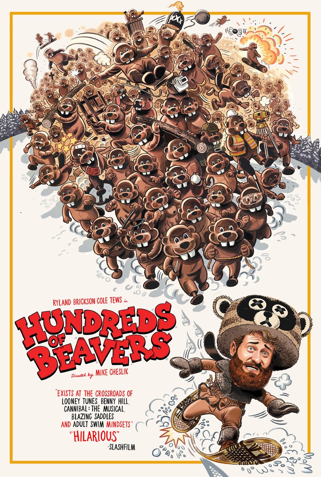 Cientos de castores - Película 2022