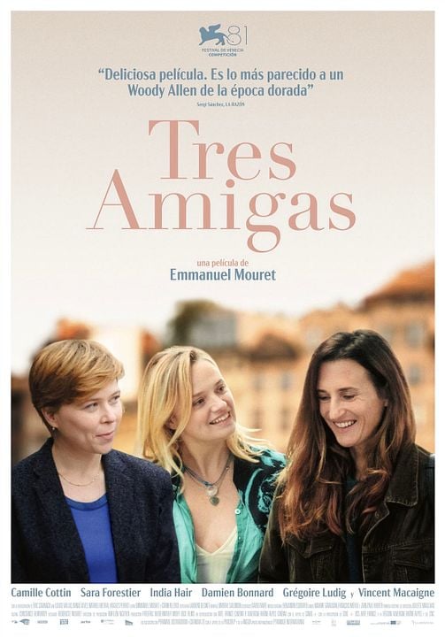 Tres amigas : Cartel