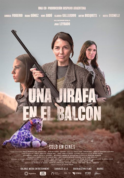 Una jirafa en el balcón : Cartel