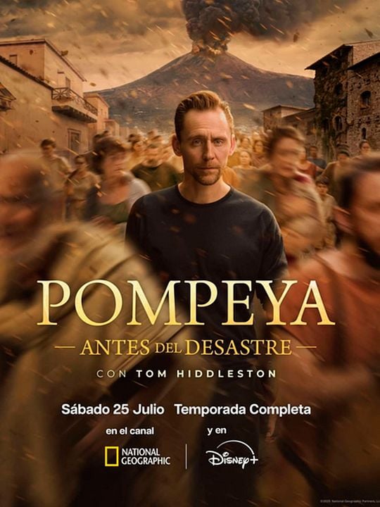 Pompeya antes del desastre, con Tom Hiddleston : Cartel
