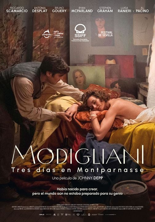 Modigliani, tres días en Montparnasse : Cartel