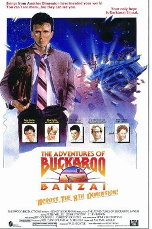 Las aventuras de Buckaroo Banzai a través de la octava dimensión : Cartel