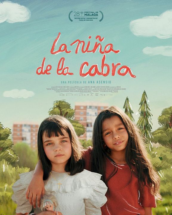 La niña de la cabra : Cartel