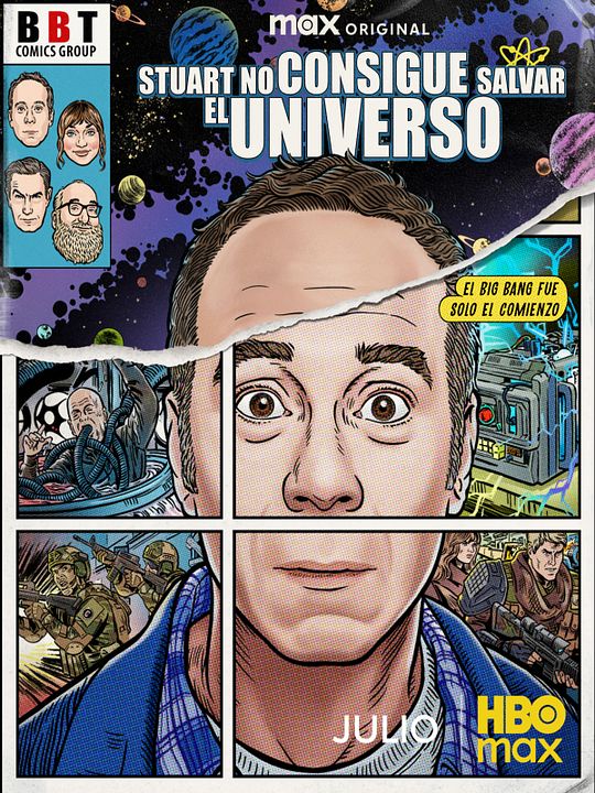 Stuart no consigue salvar al universo : Cartel
