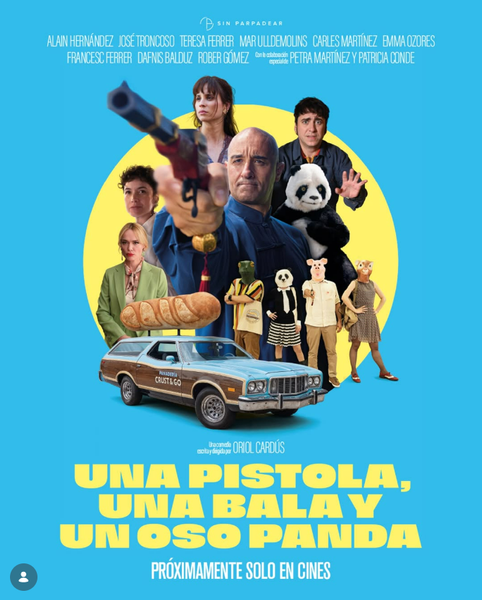 Una pistola, una bala y un oso panda : Cartel