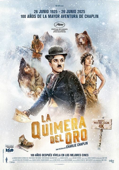 La quimera del oro : Cartel