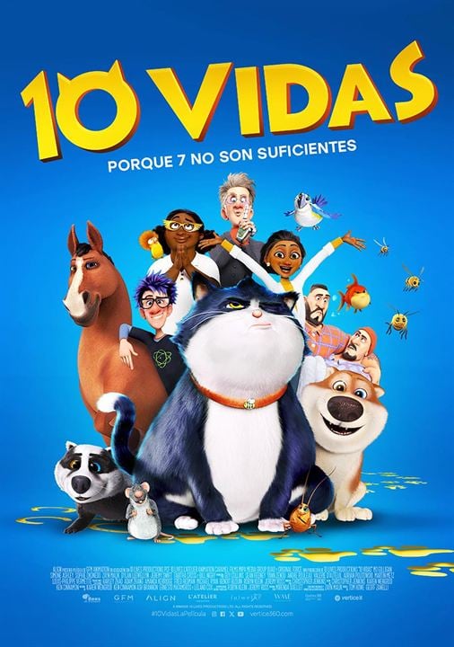 10 vidas : Cartel