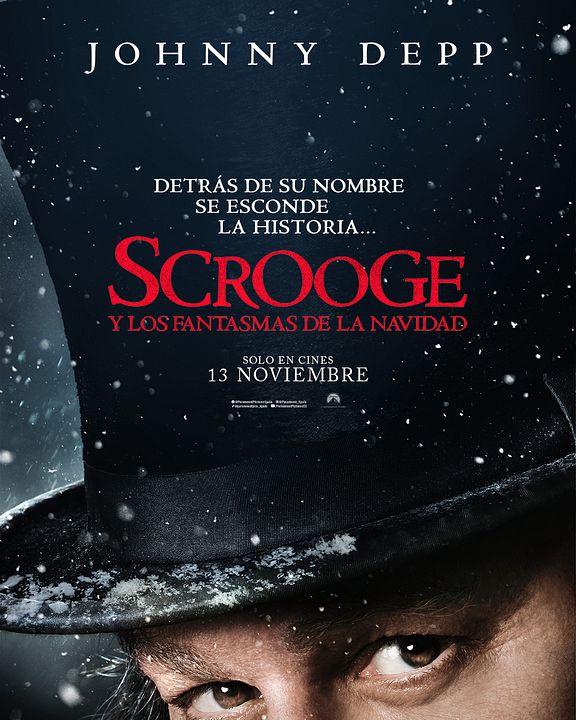 Scrooge y los fantasmas de la Navidad : Cartel