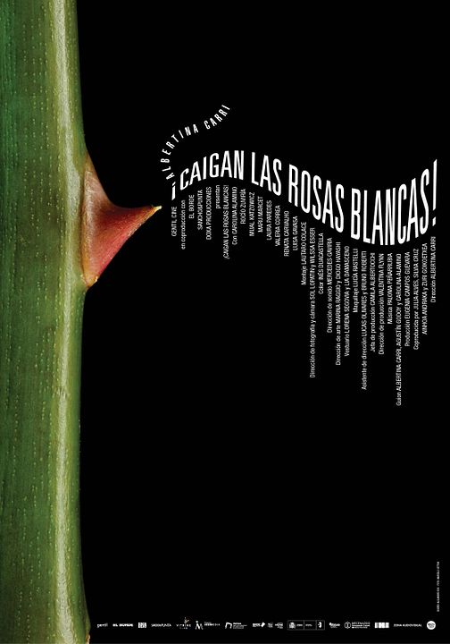 ¡Caigan las rosas blancas! : Cartel