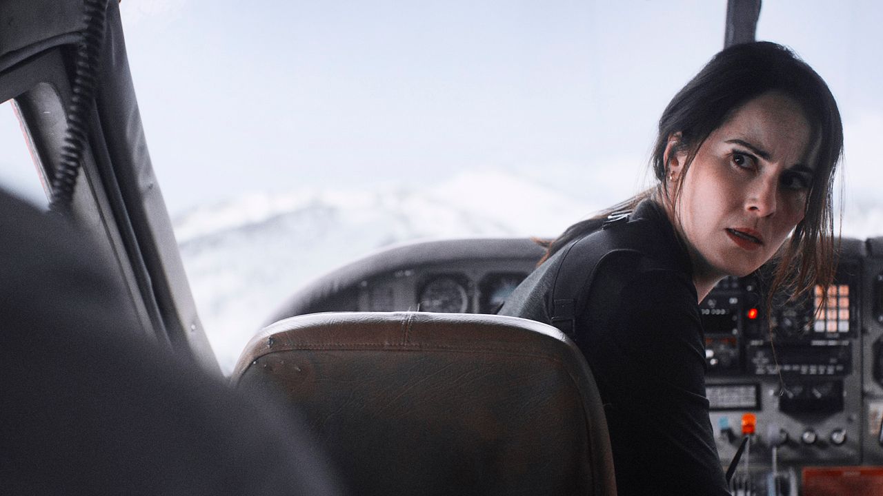 Amenaza en el aire : Foto Michelle Dockery