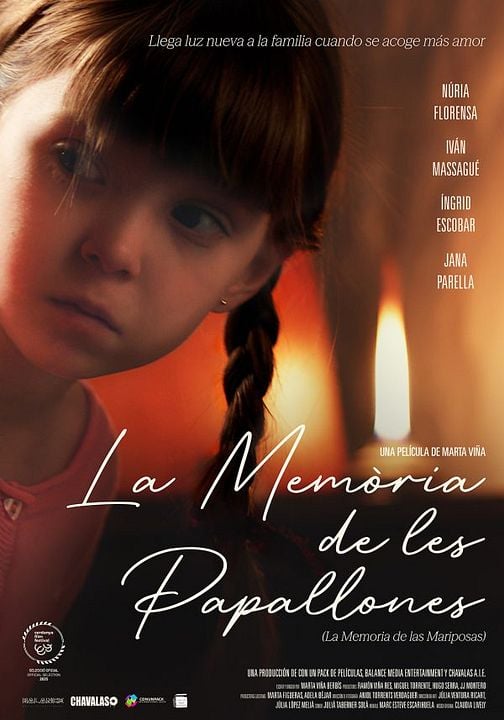 La memoria de las mariposas : Cartel