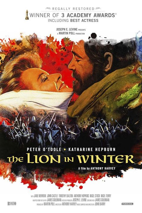 El león en invierno : Cartel