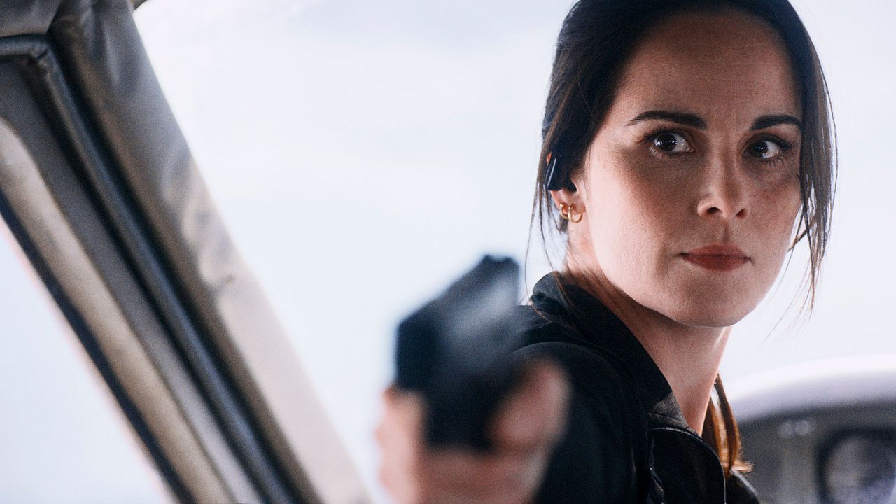 Amenaza en el aire : Foto Michelle Dockery