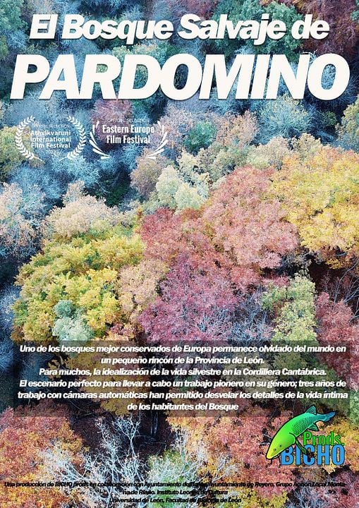 El bosque salvaje de Pardomino : Cartel