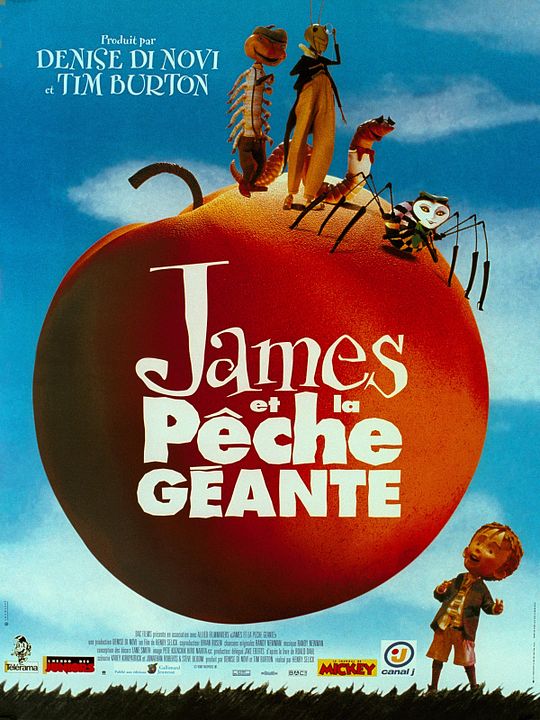 James y el melocotón gigante : Cartel