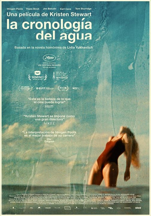 La cronología del agua : Cartel